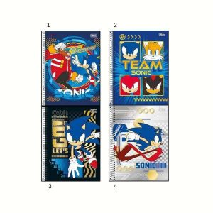 Caderno Espiral Tilibra Sonic 80 Folhas