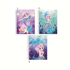 Caderno Espiral Loly 80 Folhas