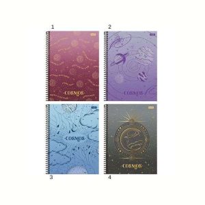 Caderno Espiral Cosmos Foroni 80 Folhas