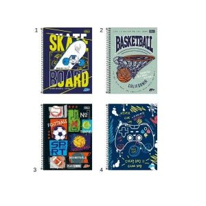 Caderno Espiral Tilibra D+ 96 Folhas