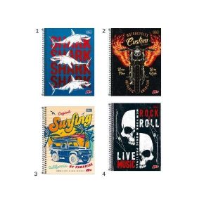 Caderno Espiral Tilibra D+ 96 Folhas