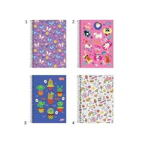 Caderno Espiral Tilibra D+ 96 Folhas
