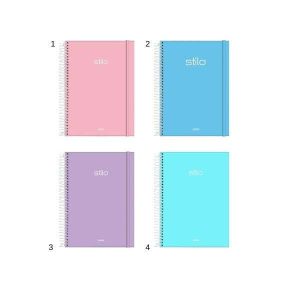 Caderno Espiral Jandaia Stilo 160 Folhas