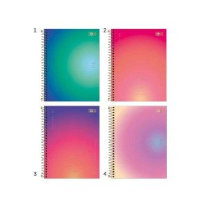Caderno Colegial Tilibra Be Free 80 Folhas