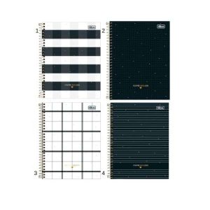 Caderno Colegial Tilibra You're Golden 80 Folhas