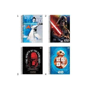 Caderno Espiral Jandaia Star Wars 300 Folhas
