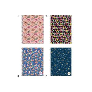 Caderno Espiral Tilibra Pepper 256 Folhas