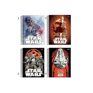 Caderno Espiral Jandaia Star Wars 200 Folhas