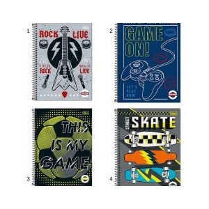 Caderno Espiral Tilibra Pepper 320 Folhas