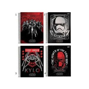 Caderno Espiral Jandaia Star Wars 400 Folhas