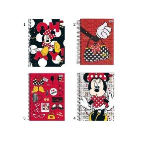 Caderno Espiral Tilibra Minnie Mouse 400 Folhas