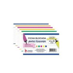 Ficha Blocada p/ Resumos 4x6