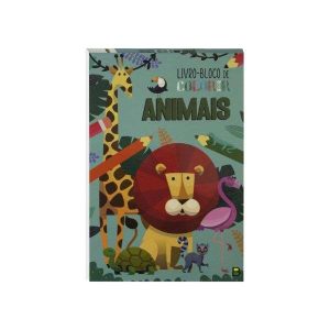 Livro-Bloco de Colorir Animais