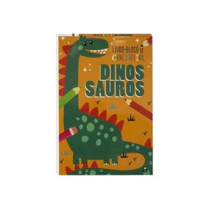 Livro-Bloco de Colorir Dinossauros