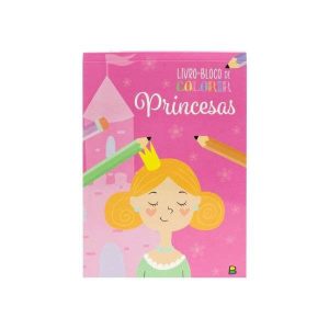 Livro-Bloco de Colorir Princesas