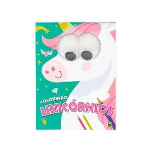 Livro de Colorir Olhinhos Malucos Unicórnios