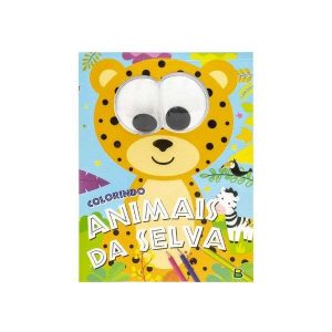 Livro de Colorir Olhinhos Malucos Animais da Selva
