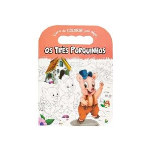 Livro de Colorir c/ Alça Os Três Porquinhos