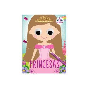 Livro de Colorir De Olho Na Pintura Princesas