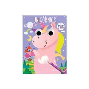 Livro de Colorir De Olho Na Pintura Unicórnios