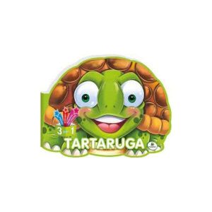 Livro de Colorir e Atividades Descobrindo o Mundo Tartaruga