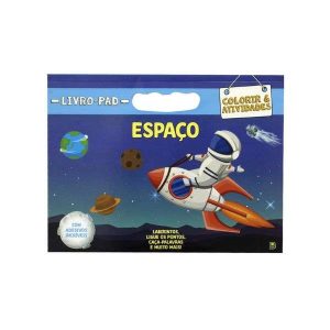 Livro-Pad Colorir e Atividades Espaço