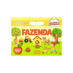 Livro-Pad Colorir e Atividades Fazenda