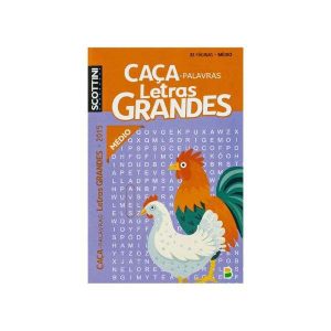 Caça-Palavras Scottini Letras Grandes Nível Médio