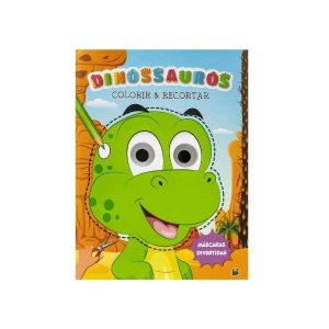 Coleção Máscaras Divertidas - Colorir & Recortar Dinossauros