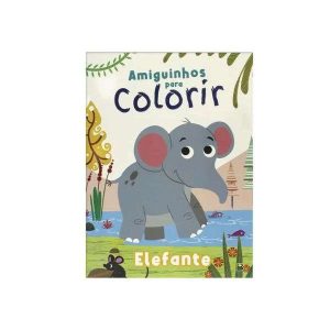 Coleção Amiguinhos p/ Colorir: Elefante