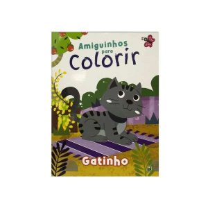 Coleção Amiguinhos p/ Colorir: Gatinho