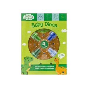 Meu Livro com Carimbos: Baby Dinos