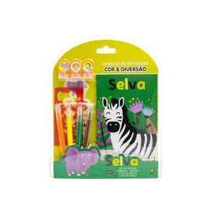 Livro-Kit de Atividades Cor & Diversão: Selva