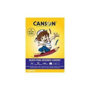 Bloco de Desenho A3 140 g/m² Canson