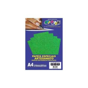 Papel Glitter Metálico 250g/m² Off Paper