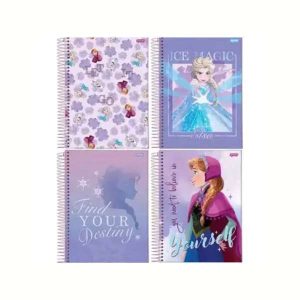 Caderno 1/4 Jandaia Frozen 96 Folhas