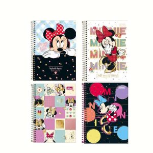 Caderno 1/4 Tilibra Minnie Mouse 80 Folhas