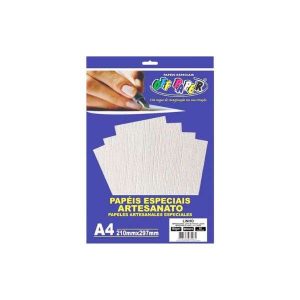 Papéis Especiais Para Artesanato 180g/m² Linho Off Paper
