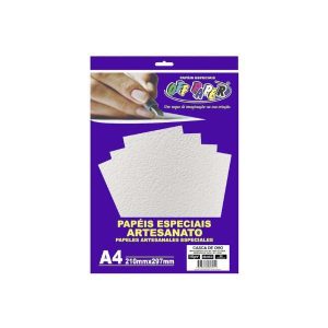 Papéis Especiais Para Artesanato 180g/m² Casca de Ovo Off Paper