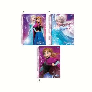 Caderno Espiral Jandaia Frozen 96 Folhas