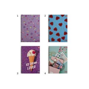 Caderno Espiral Tilibra Vibe 160 Folhas