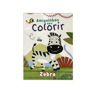 Coleção Amiguinhos p/ Colorir: Zebra