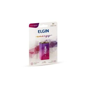 Bateria 9V Energy Elgin Recarregável