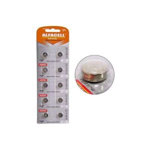 Bateria Alcalina Botão Alfacell LR41 Unidade