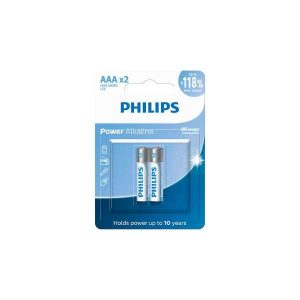 Pilha AAA Alcalina Philips 2 Unidades