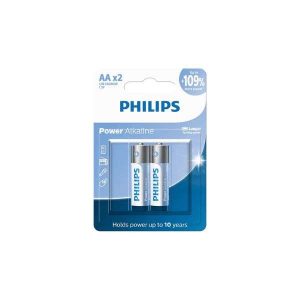 Pilha AA Alcalina Philips 2 Unidades