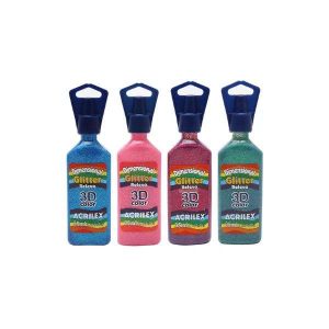 Tinta Dimensional Glitter 3D Acrilex 35ml