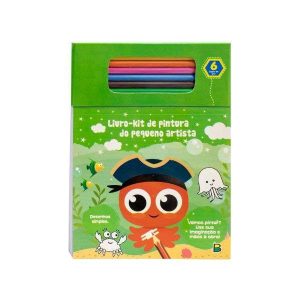 Livro-Kit de Pintura do Pequeno Artista: Verde
