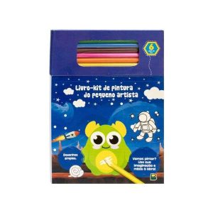 Livro-Kit de Pintura do Pequeno Artista: Azul