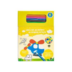 Livro-Kit de Pintura do Pequeno Artista: Amarelo